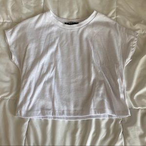 SHEIN White Cropped Shirt